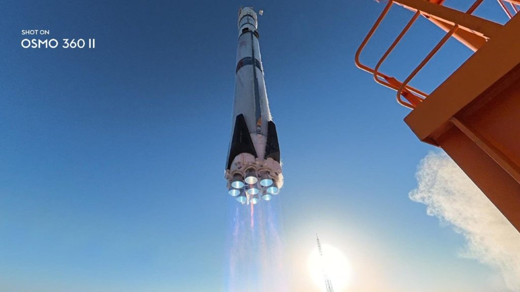 Rocket launch shot on the DJI Osmo 360 II