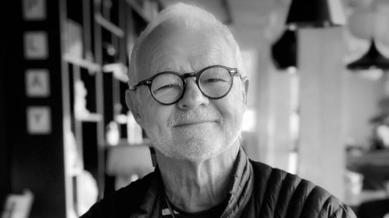 Black and white portrait of cinematographer Rodney Charters ASC, who shot 184 episodes of 24